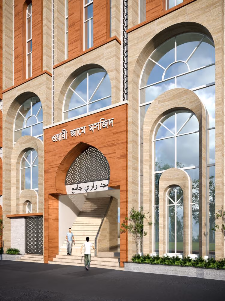 Wari Jame Masjid, view 2