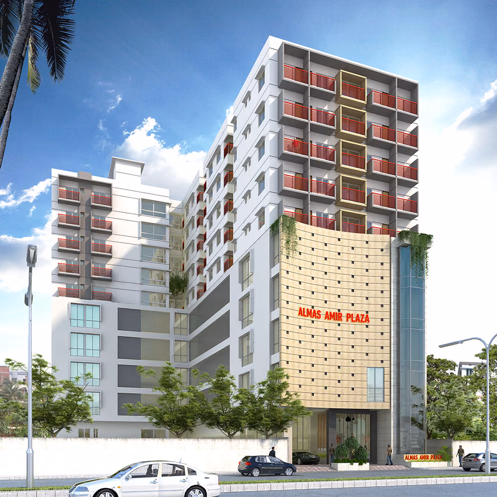 Almas Amir Plaza, view 1