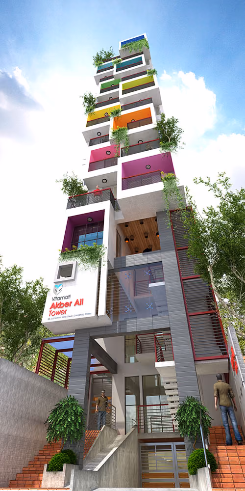 Vitamati Abker Ali Tower, view 3