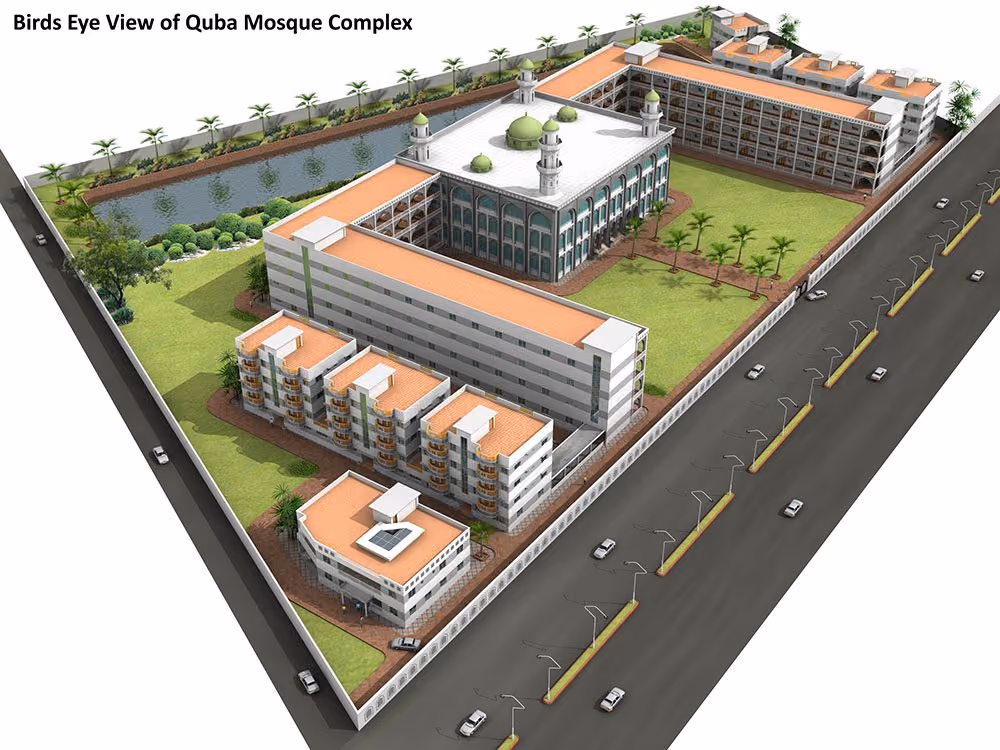 Quba Mosque Complex, view 1